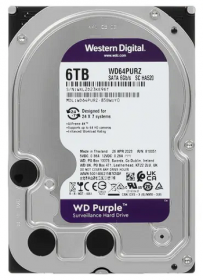6 ТБ Жесткий диск WD Purple Surveillance [WD64PURZ]