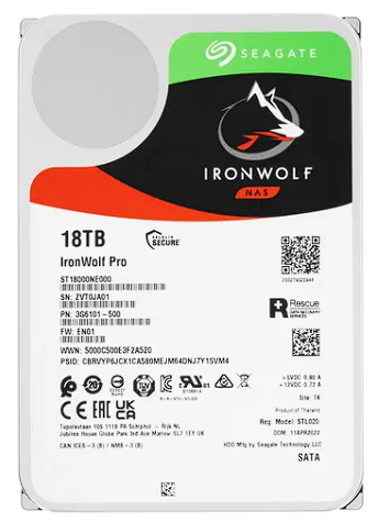 18 ТБ Жесткий диск Seagate IronWolf Pro [ST18000NE000]