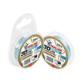 Леска Starline "3D Fishing Line" Blue 50 м.