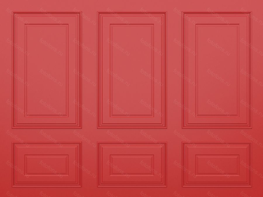 Фон стена "Molding Red"