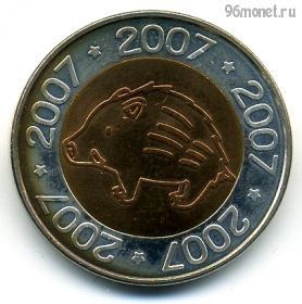 Япония. Жетон из годового набора 2007