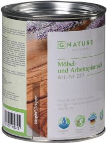 Масло для Мебели и Столешниц Gnature 227 Mobel und Arbeitsplattenol 0,75л Бесцветное для Окраски и Обновления / Джинатур