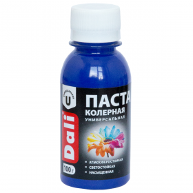 Паста Колерная Dali 0.1кг Синий Универсальная / Дали.*