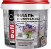 Эмаль Универсальная Dali 0.9кг Черный без Запаха, Акриловая Глянцевая / Дали.