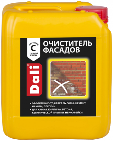 Очиститель Фасадов Dali 10л Универсальный, Бесцветный для Внутренних и Наружных Работ / Дали.