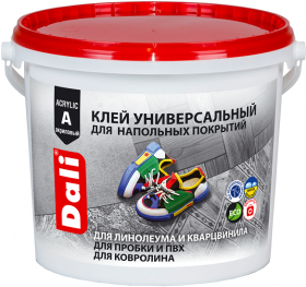 Клей Универсальный Dali для Напольных Покрытий 7кг Акриловый.