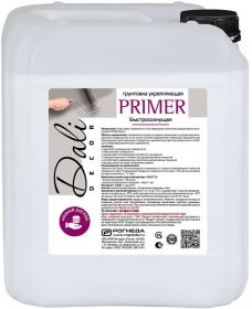 Грунтовка Dali Decor Primer 5л Акриловая Укрепляющая под Декоративные Штукатурки / Дали Декор Праймер.