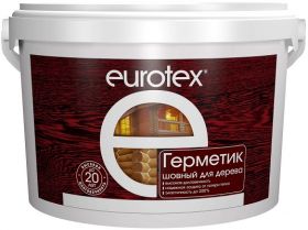 Герметик Шовный Eurotex 3кг Сосна для Срубов Акриловый / Евротекс.
