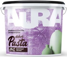 Декоративная Штукатурка Aura Dekor Pasta 16кг для Моделирования, Белая / Аура