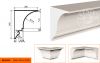 Карниз Фасадный Lepninaplast КВ-240/3 В240хШ200хД2000 мм / Лепнинапласт.