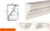 Карниз Фасадный Lepninaplast  КВ-330/1 В330хШ200хД2000 мм / Лепнинапласт.