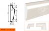 Фасадный Молдинг Lepninaplast  МВ-110/2 В110хШ30хД2000 мм / Лепнинапласт.