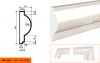 Фасадный Молдинг Lepninaplast  МВ-140/6  В140хШ50хД2000 мм / Лепнинапласт.