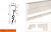Фасадный Молдинг Lepninaplast  МВ-175/1  В175хШ45хД2000 мм / Лепнинапласт.
