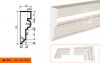 Фасадный Молдинг Lepninaplast  МВ-180/4  В180хШ60хД2000 мм / Лепнинапласт.