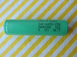 Samsung INR18650-25R 2500мАч 20A, аккумулятор