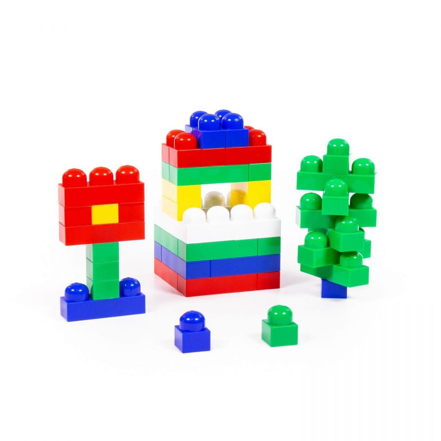 Конструктор "Юниор" (100 элементов) (в рюкзаке)