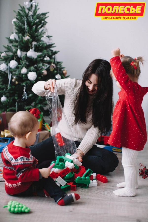 Конструктор "Юниор" (51 элемент) (в мешке)