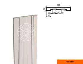 Пилястра Lepninaplast ПЛВ-600/3 В2500хШ70хД600 мм / Лепнинапласт