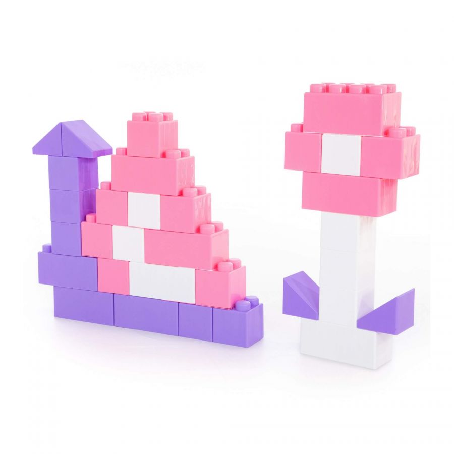 Конструктор строительный "XXL", 36 элементов (v2) + соединитель (30 элементов)