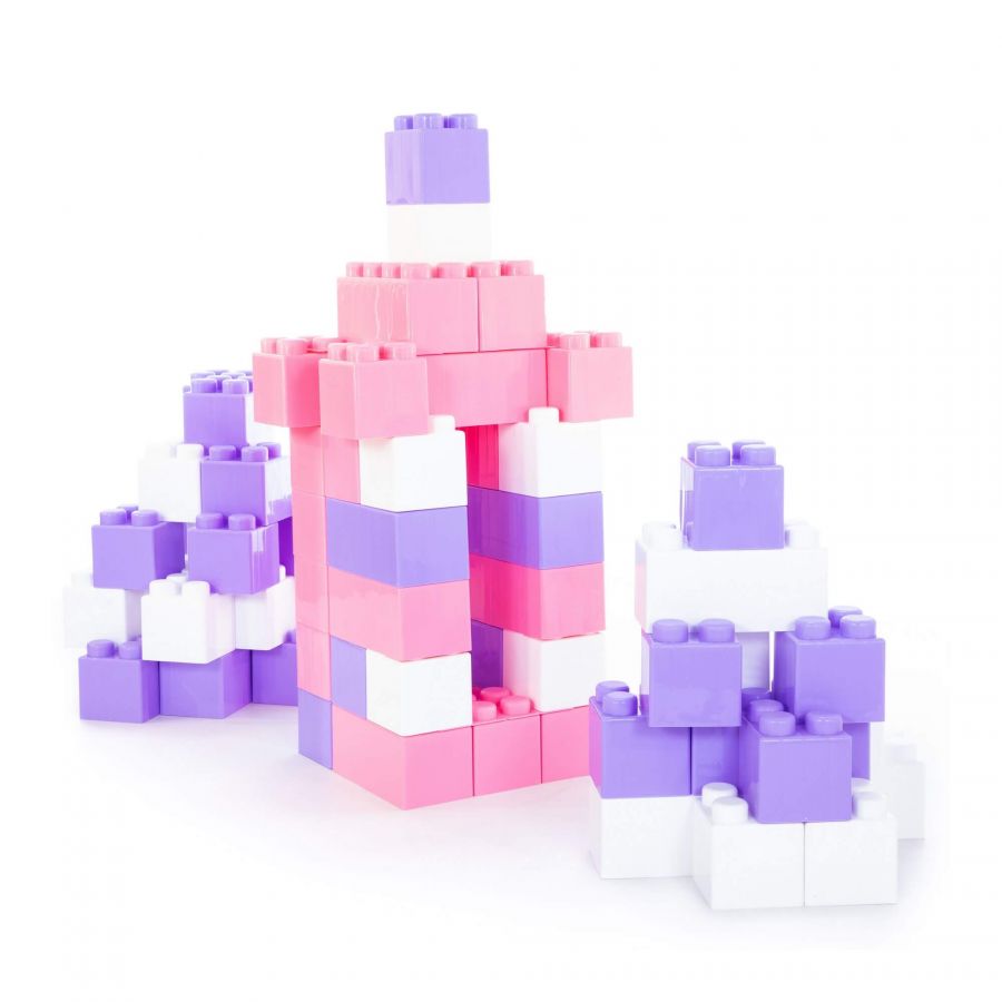 Конструктор строительный "XXL", 72 элемента (v2) + соединитель (72 элемента)