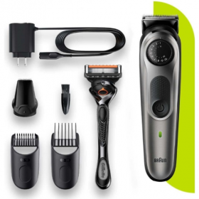 Триммер Braun BT5360 серый, черный