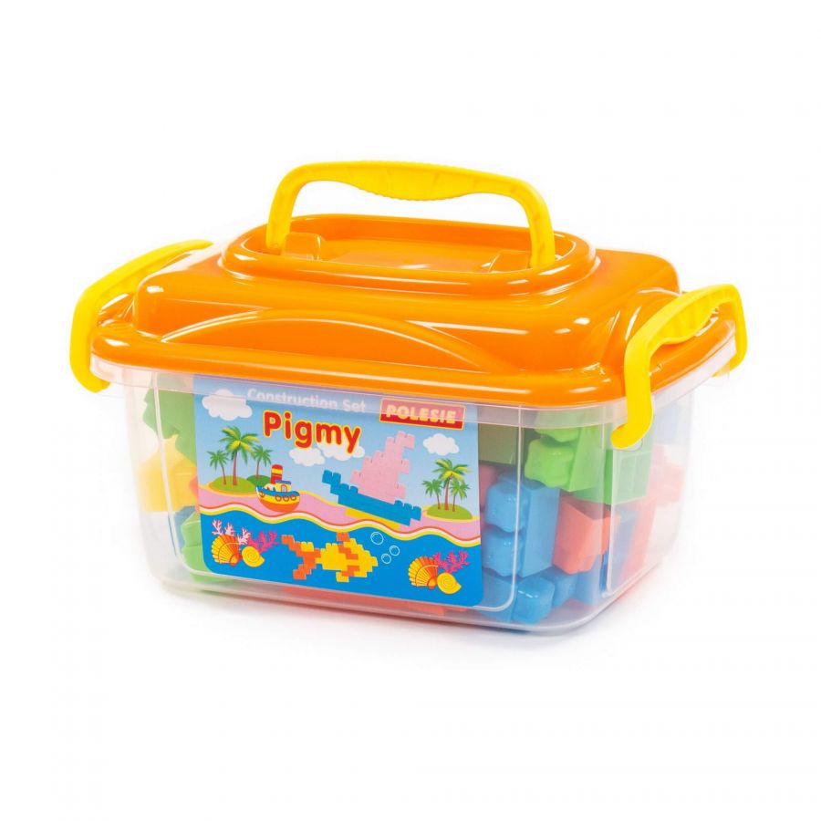 Конструктор "Малютка" (60 элементов) (в контейнере)