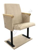 Кресло театральное К-42 трапециевидной формы с откидным сидением