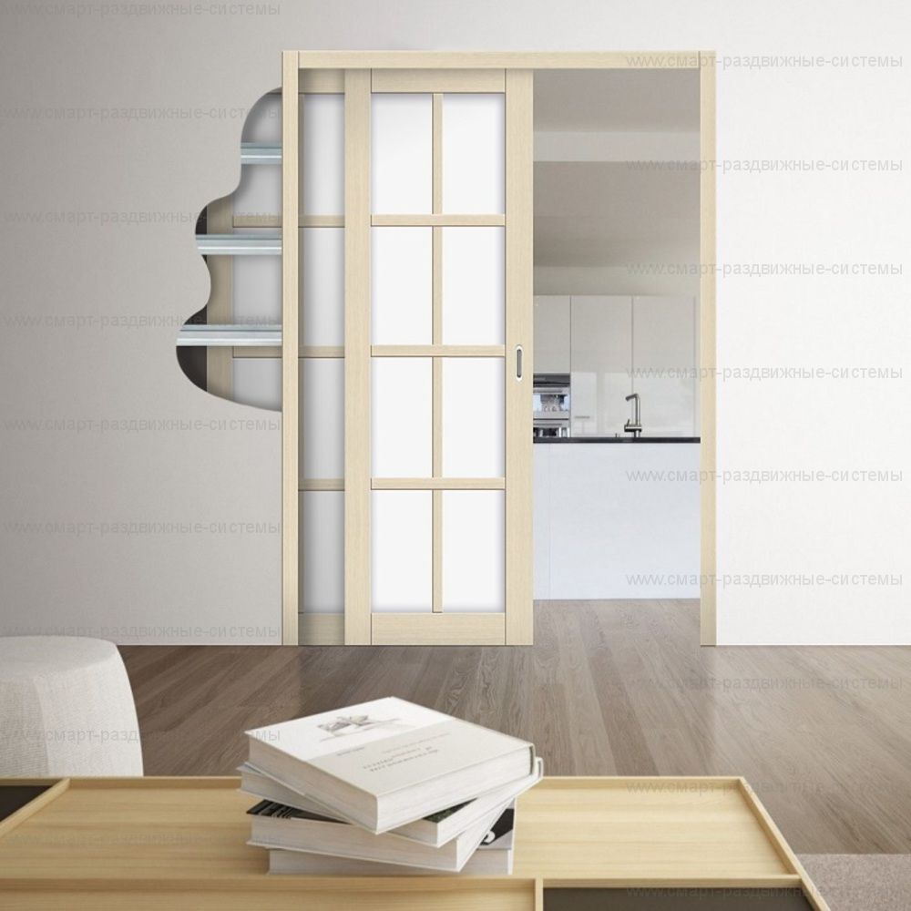 Пенал PenalBox Telescope-LUX для раздвижной двери с наличниками (полотно от 2701 до 3000 мм)