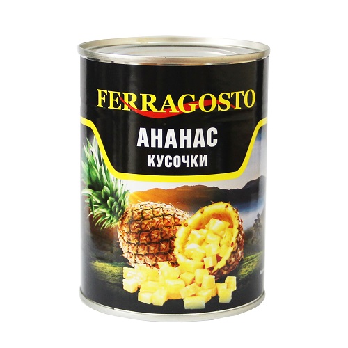 Ананасы Ferragosto кусочками 565 г