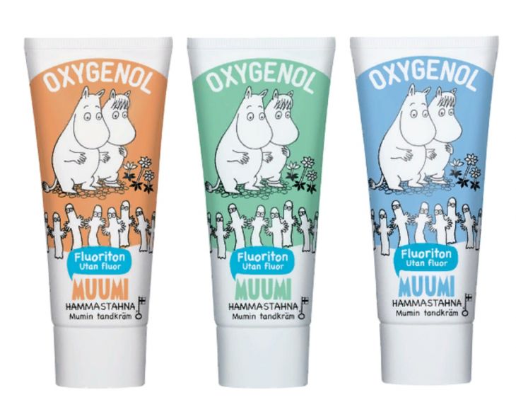 OXYGENOL MUUMI 0-3 зубная паста