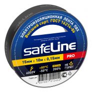 Safeline изолента ПВХ 15/10 черная