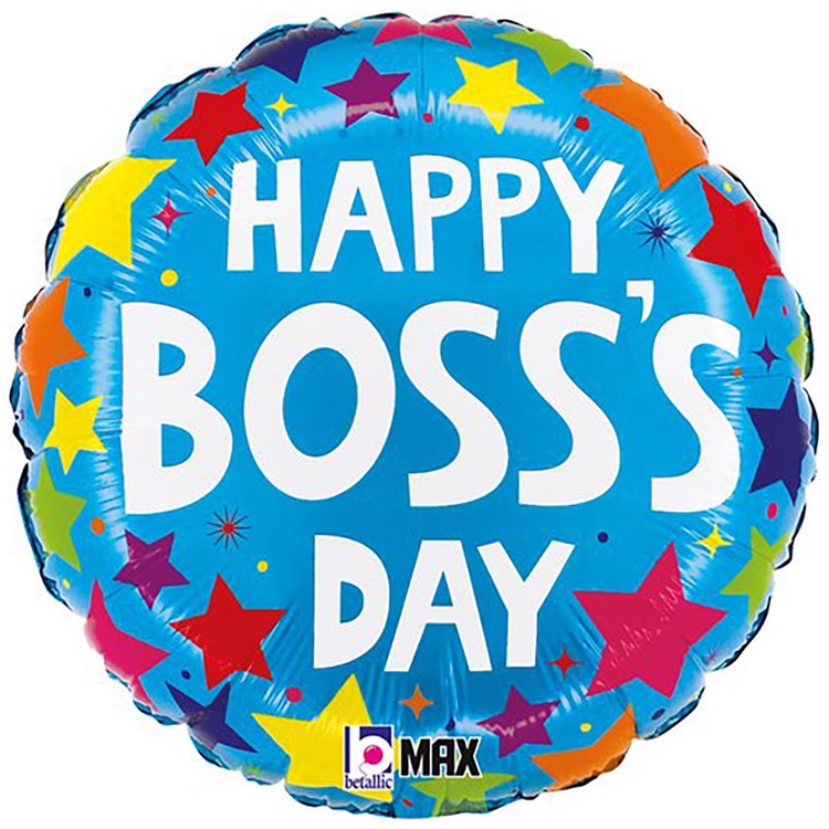 BOSS'S DAY шар фольгированный с гелием