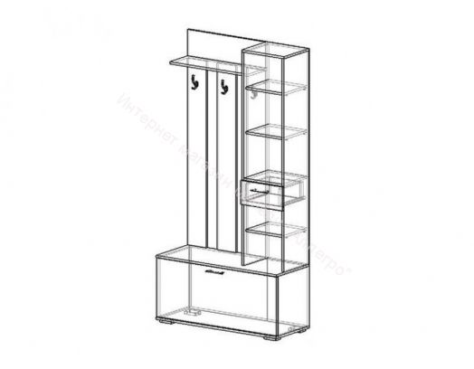 Прихожая "Сорренто" Венге/Дуб белфорд