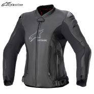 Мотокуртка кожаная женская Alpinestars Stella GP Plus V4, Черная