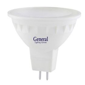 General MR16 GU5.3 8W 4500К 4K 50x48 пластик/алюм 650400