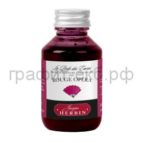 Чернила Herbin Rouge opera Розово-красный 100 мл 17068T