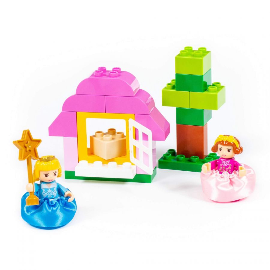 Конструктор "Макси" - "Весёлая принцесса" (50 элементов) (в коробке)