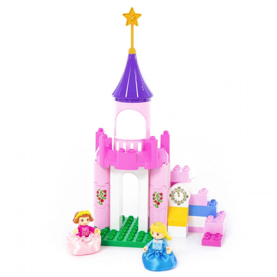 Конструктор "Макси" - "Весёлая принцесса" (86 элементов) (в коробке)