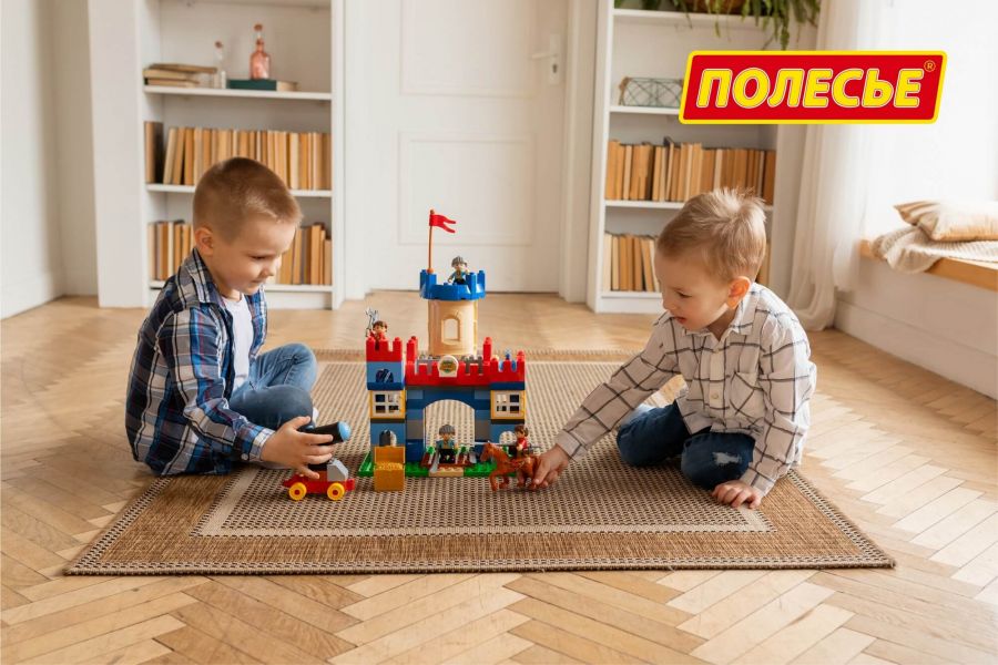 Конструктор "Макси" - "Замок" (120 элементов) (в коробке)