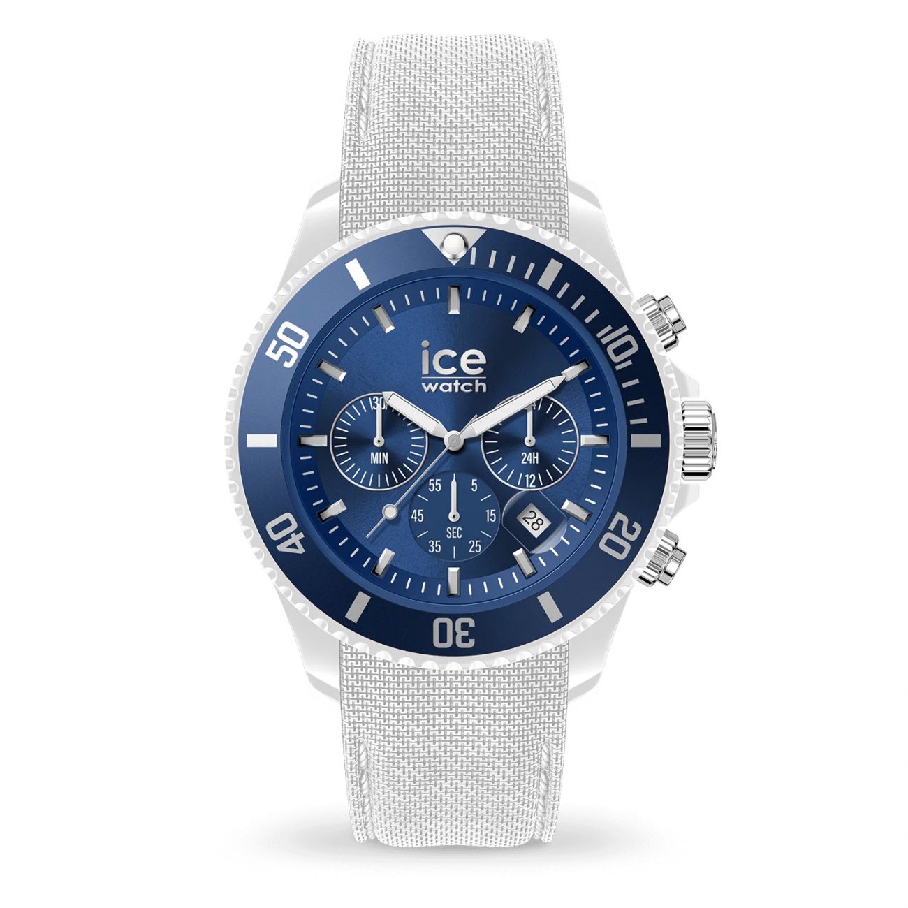 Ice Chrono - White Mesh Blue