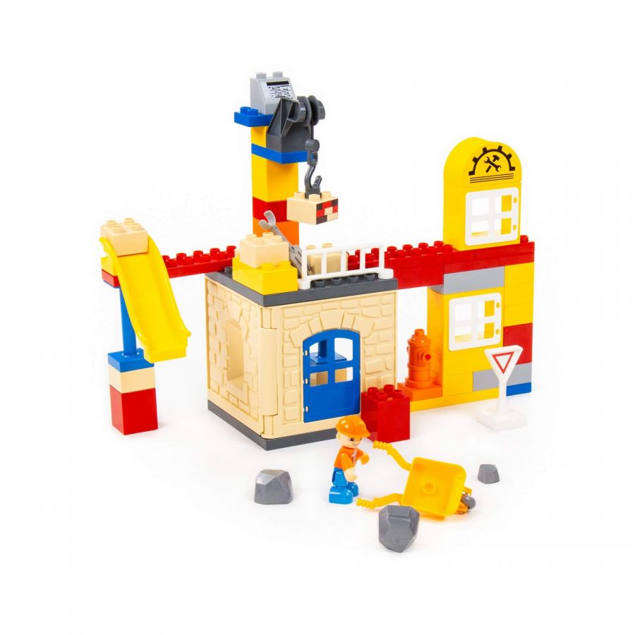 Конструктор "Макси" - "Строительная фирма" (66 элементов) (в коробке)