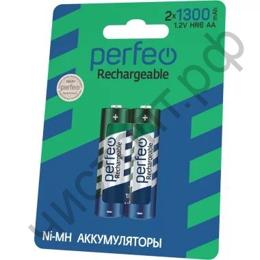 Аккум.Perfeo AA R6 1300mAh/ 2BL