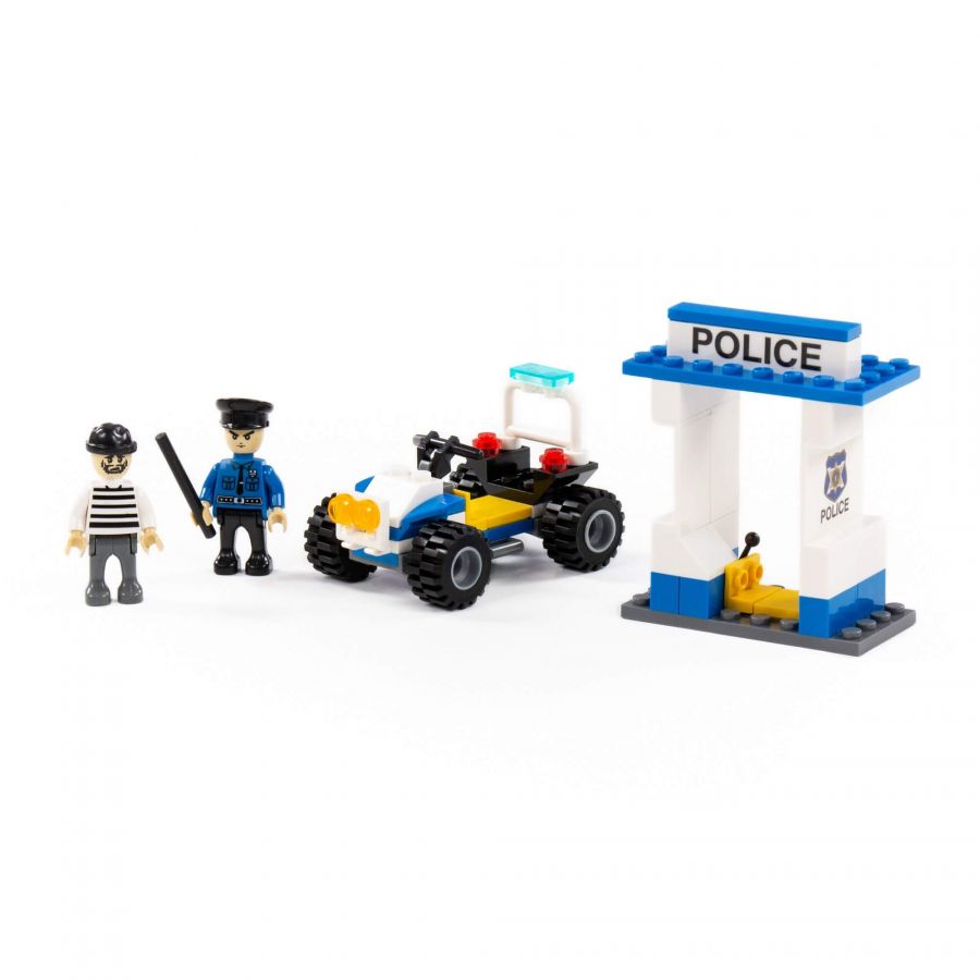 Конструктор "Классик" "Город. Полиция-5" (83 элемента) (в коробке)