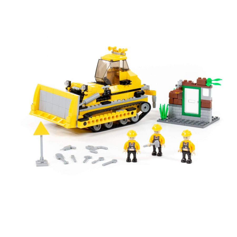 Конструктор "Классик" "Город. Строительная бригада-2" (415 элементов) (в коробке)