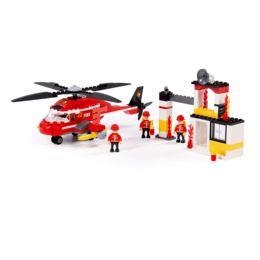 Конструктор "Классик" "Пожарная служба-2" (265 элементов) (в коробке)