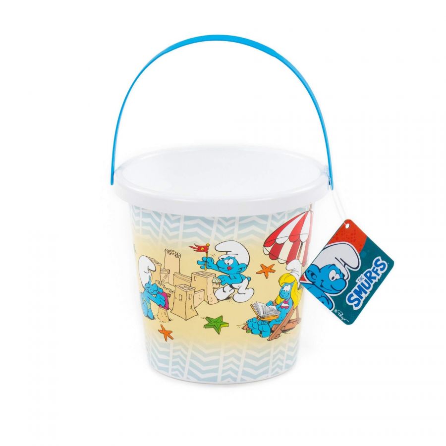 Ведро с наклейкой "Смурфики-1"