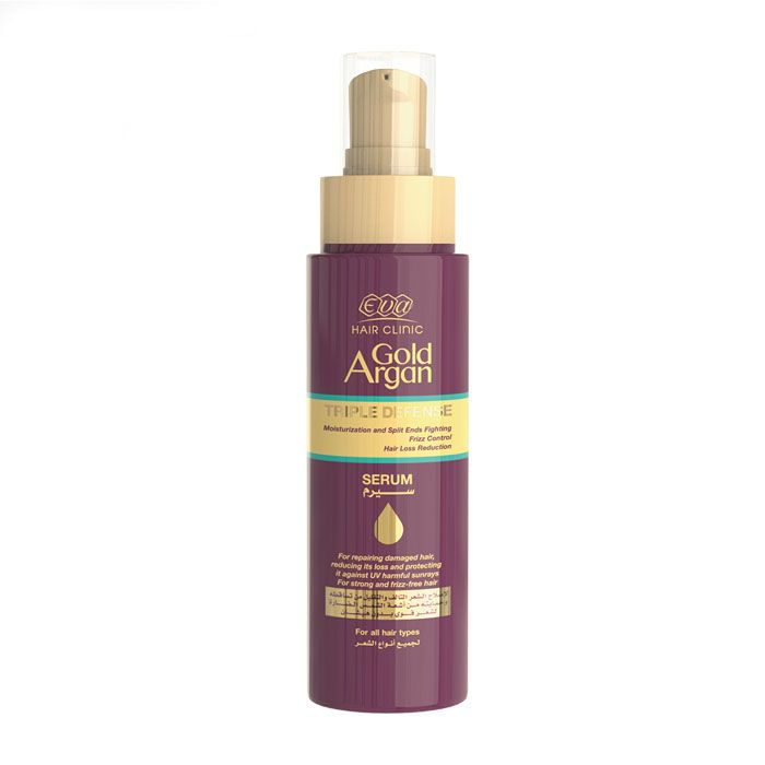 Eva Gold Argan сыворотка для волос с золотом и маслом арганы, 90 мл