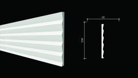 Панель Decor-Dizayn DD903 Белая Лепнина Д3000хВ2150хТ10/Декор Дизайн.