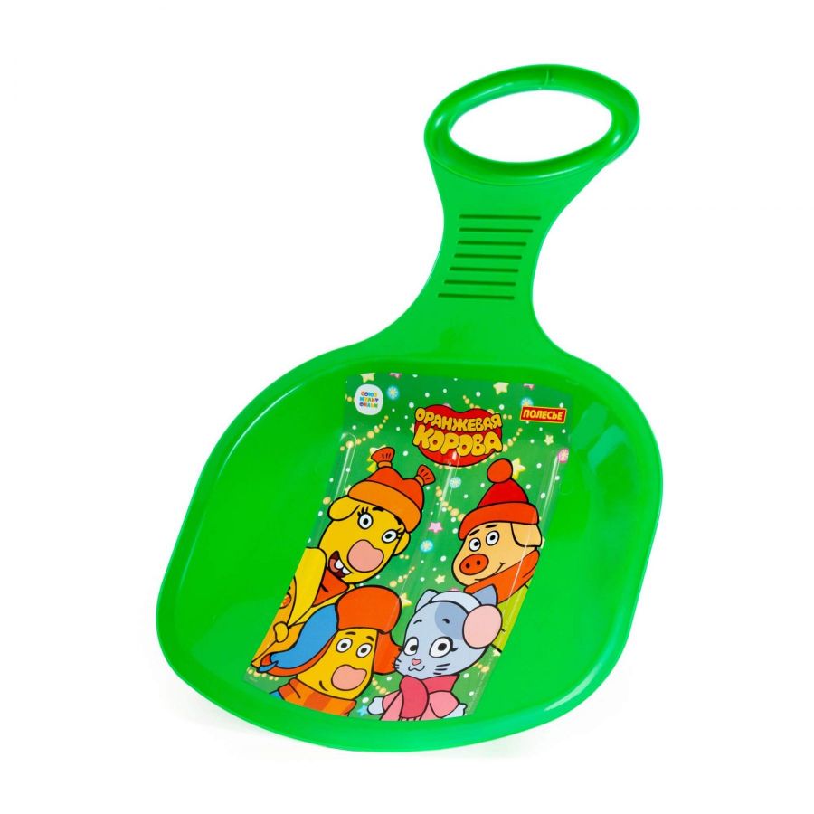 Санки "Ледянка" №2 "Оранжевая корова"